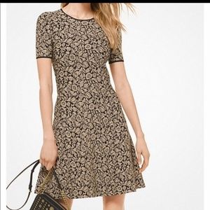 Michael Kors Metallic Jacquard Dress XXS - new